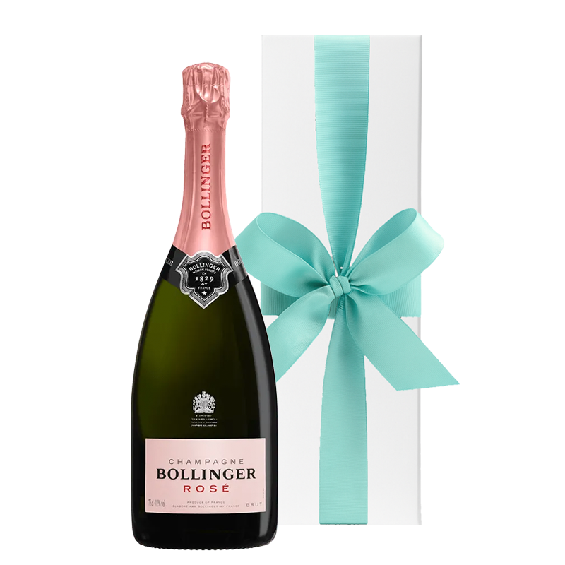 Bollinger Rosé Champagne - in White Gift Box - The Fulham Wine Company