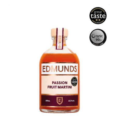 Edmunds Passion Fruit Martini Pre-Mixed Cocktail, 100ml - The Fulham Wine Company
