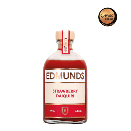 Edmunds Strawberry Daiquiri Pre-Mixed Cocktail, 100ml - The Fulham Wine Company