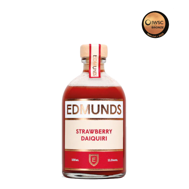 Edmunds Strawberry Daiquiri Pre-Mixed Cocktail, 100ml - The Fulham Wine Company