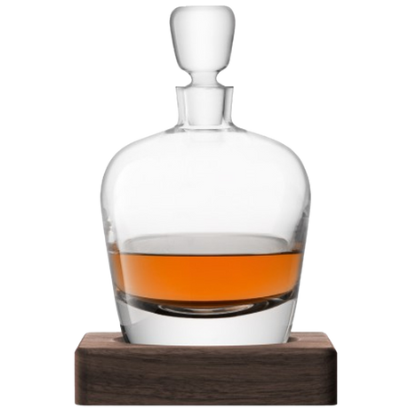 LSA Whisky Arran Decanter on Walnut Base - The Fulham Wine Company