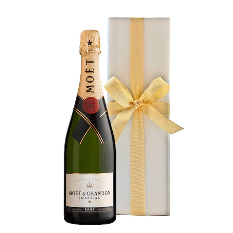Moet & Chandon Brut Imperial - in White Presentation Box - The Fulham Wine Company