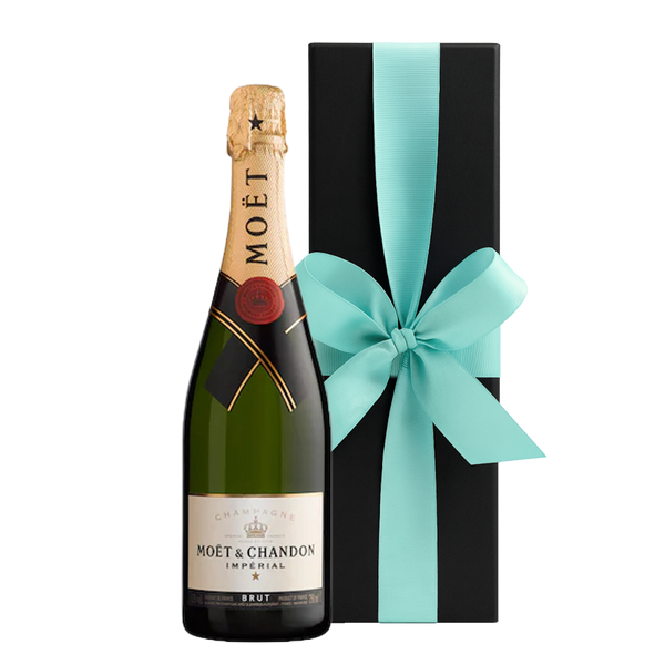 MOËT & CHANDON BRUT IMPERIAL ディスプレイ Moet & Chandon Brut Imperial in Black Gift Box – The Fulham Wine