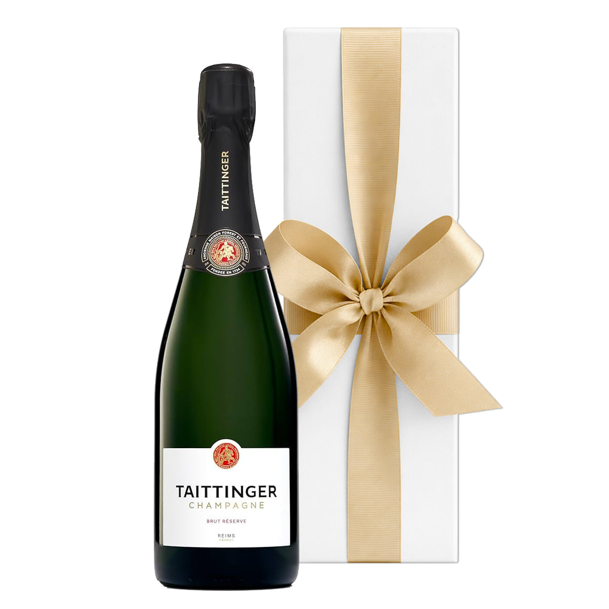 Taittinger Brut Réserve Champagne Gift Box - 75cl – The Fulham