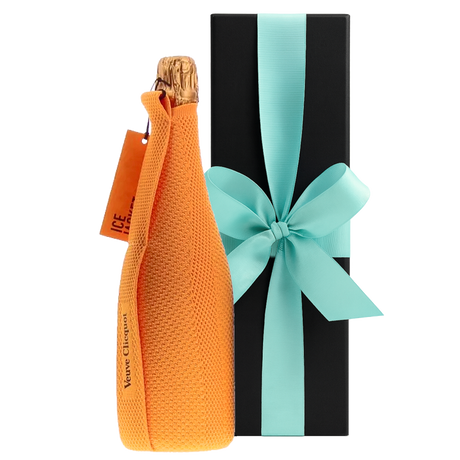 Veuve Clicquot Ice Jacket - Yellow Label Brut Champagne in Black Gift Box - The Fulham Wine Company