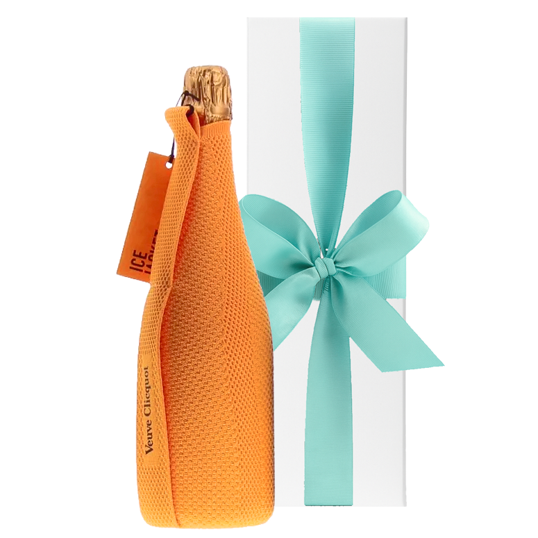 Veuve Clicquot Ice Jacket - Yellow Label Brut Champagne in White Gift Box - The Fulham Wine Company