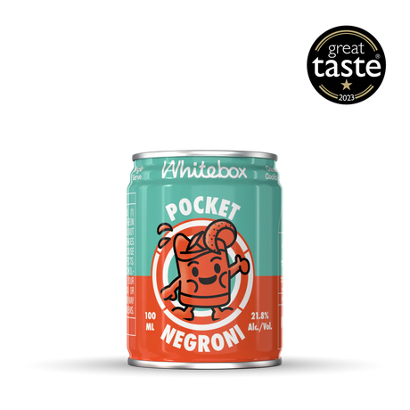 Pocket Negroni – Ready to Serve Cocktail (100ml, 21.8% ABV) - The Fulham Wine Company