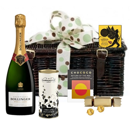 Bollinger Special Cuvee & Artisan Chocolate Hamper - The Fulham Wine Company
