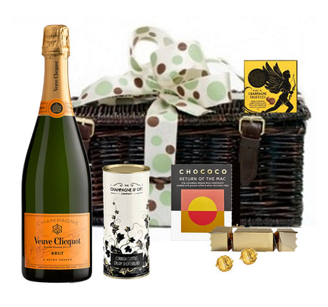 Veuve Clicquot & Artisan Chocolate Hamper - The Fulham Wine Company
