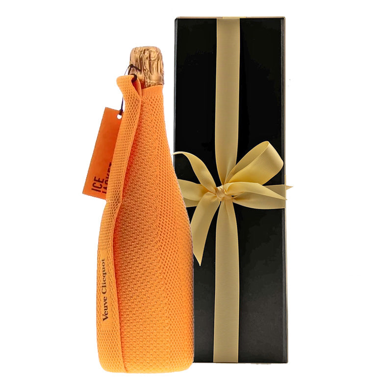 Veuve Clicquot Ice Jacket - Yellow Label Brut Champagne in Black Presentation Box - The Fulham Wine Company