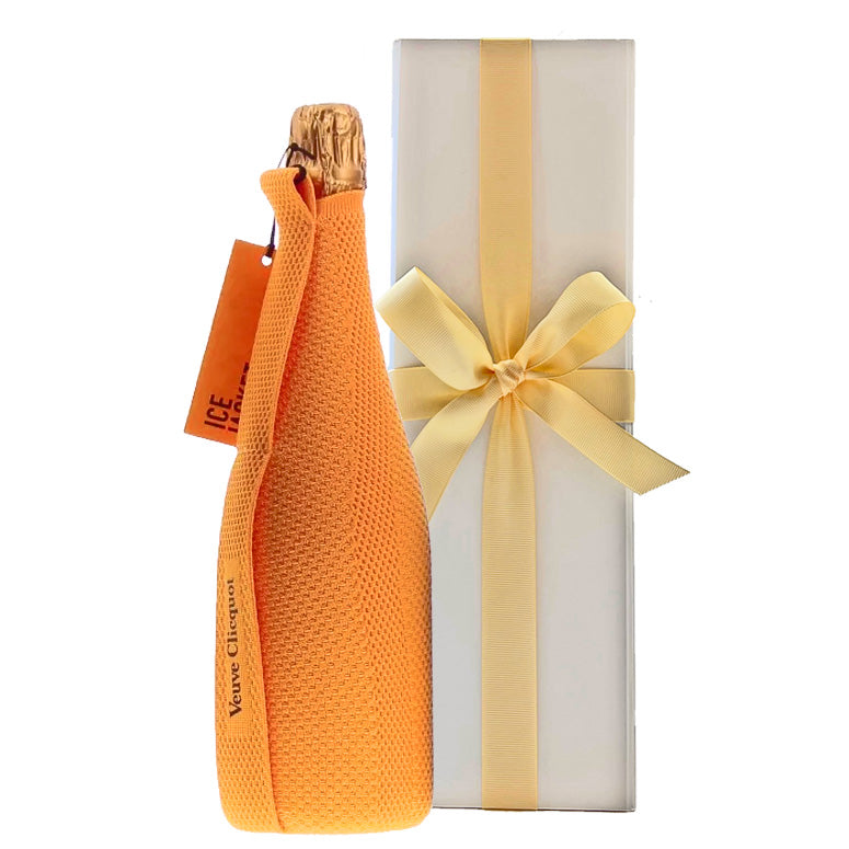 Veuve Clicquot Ice Jacket - Yellow Label Brut Champagne in White Presentation Box - The Fulham Wine Company
