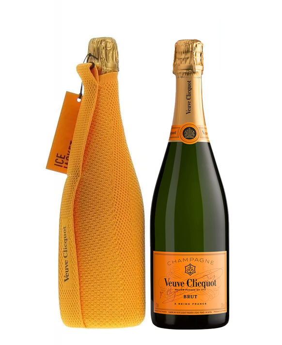 Veuve Clicquot Ice Jacket - Yellow Label Brut Champagne in White Presentation Box - The Fulham Wine Company